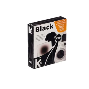 Pack 20 Toalhitas Proteção Cor Roupa Preta