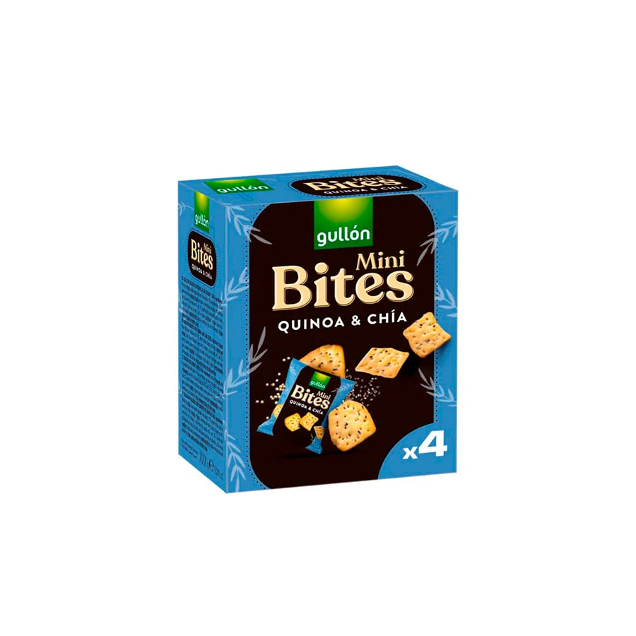 Gullón Mini Bites Quinoa e Chia 160 gr - Image 2