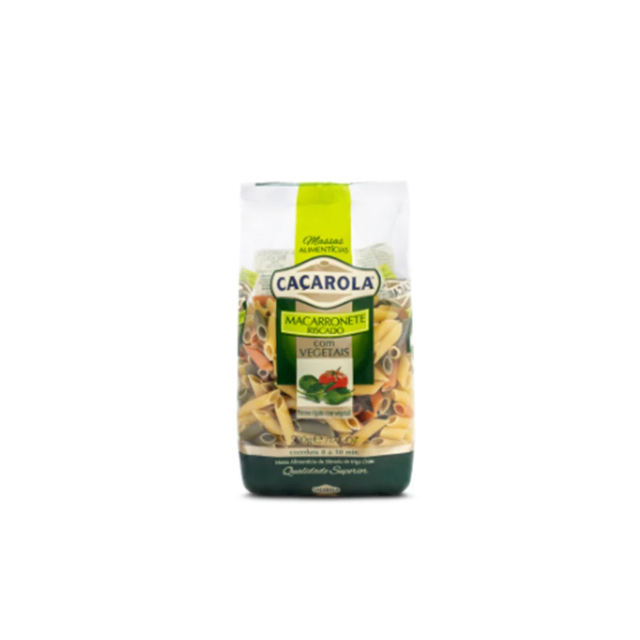 Caçarola Massa Macarronete Riscado com Vegetais 500 gr - Image 2