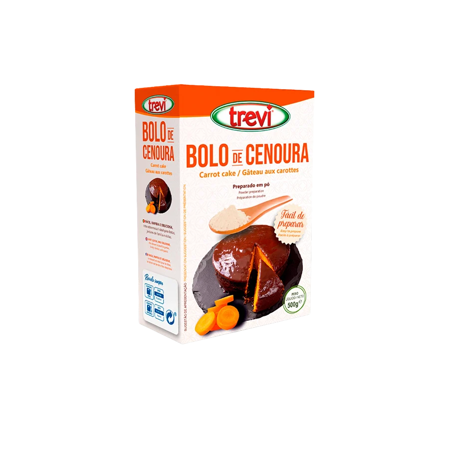 Trevi Preparado Bolo de Cenoura 500 gr