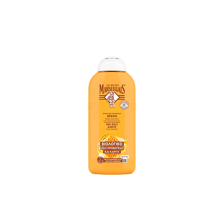 La Petit Marseillais Champô Hidratante Mel e Karité 300 ml - Image 2
