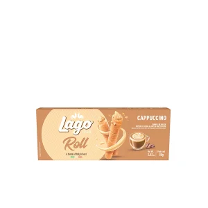 Lago Roll Bolacha Wafer Capuccino 80 gr