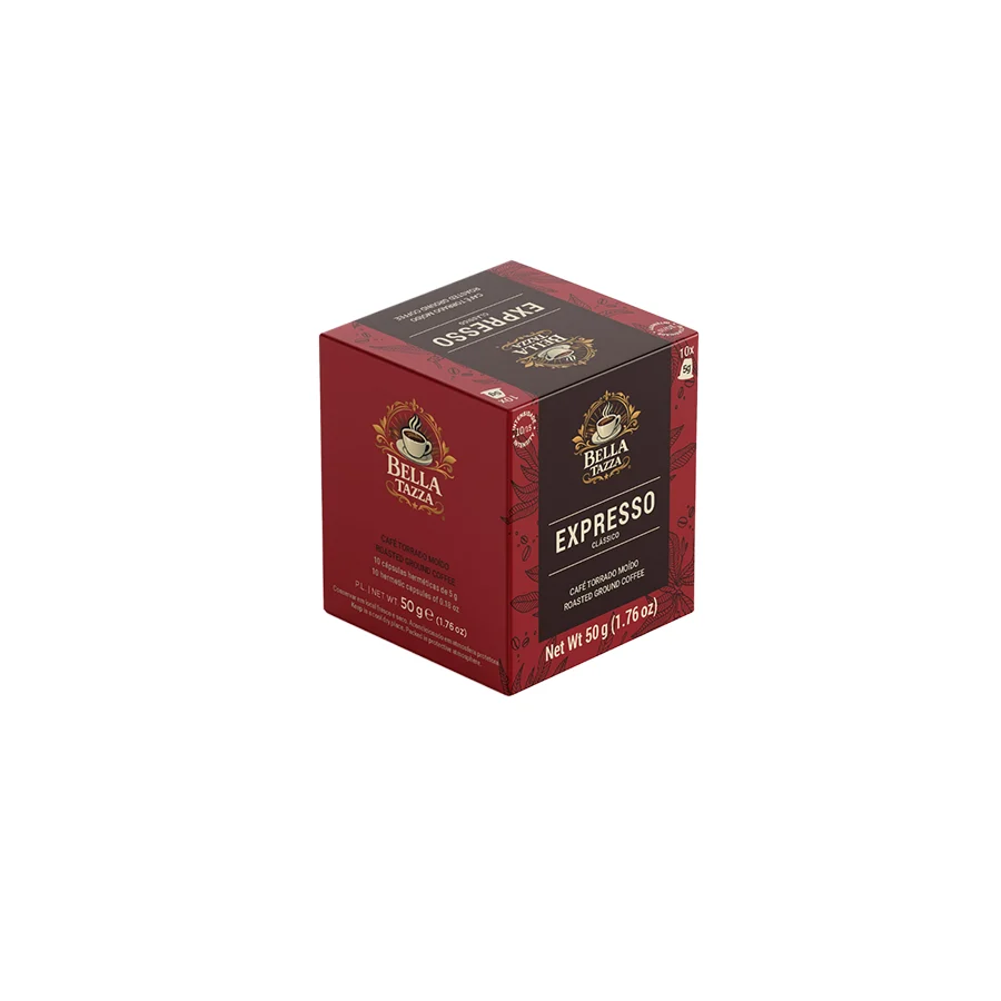 Bella Tazza Cápsulas de Café Expresso Clássico Compatível Nespresso 10 un