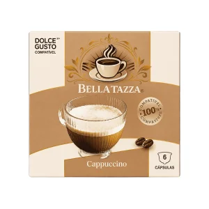 Bella Tazza Cápsulas de Cappucino Compatível Dolce Gusto 6 un
