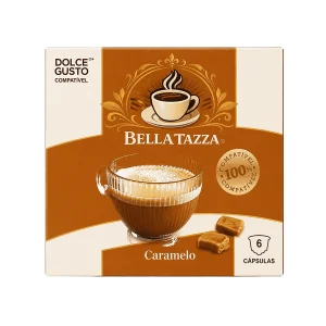 Bella Tazza Cápsulas de Caramelo Compatível Dolce Gusto 6 un