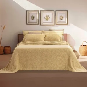 Colcha Jacquard Duna Limão