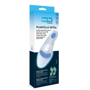 Palmilha em Silicone e Gel SIFTAL - Zona de descarga do calcanhar e metatarso