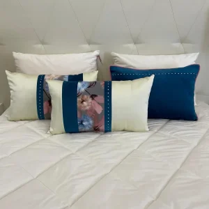 Almofadas Decorativas EXCLUSIVAS com Brilhos, Veludo e Estampa Floral
